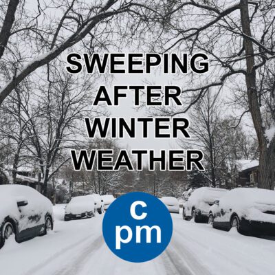 Winter Sweeping After Weather In Albuquerque